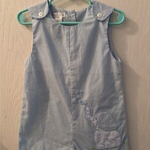 Petit Ami Light Blue Checkered Dress